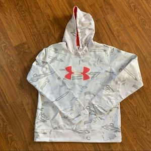 New Womens under armour white camo sweatshirt